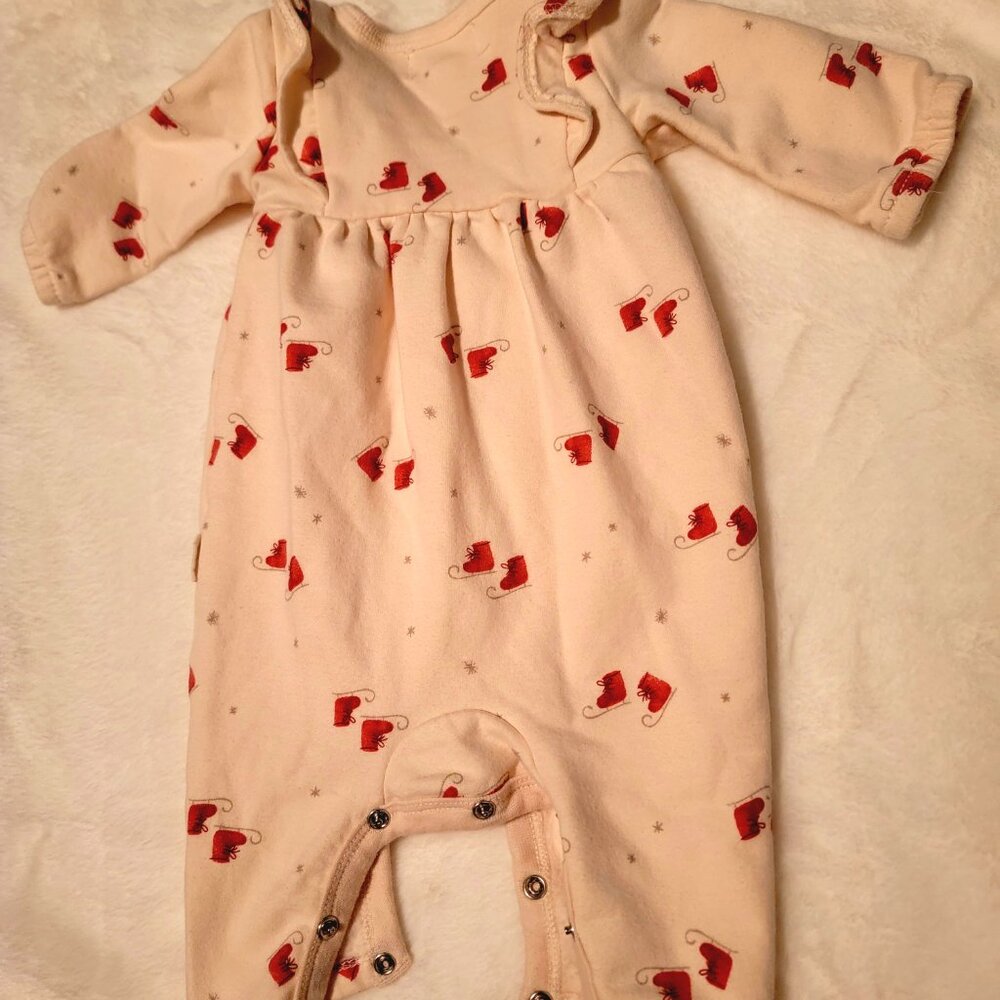 Rabbit Bear Organic Cotton One Piece 0-3 Months - Picture 3 of 5